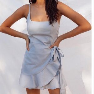 NWT Princess Polly Cottage Hill Mini Dress- Blue